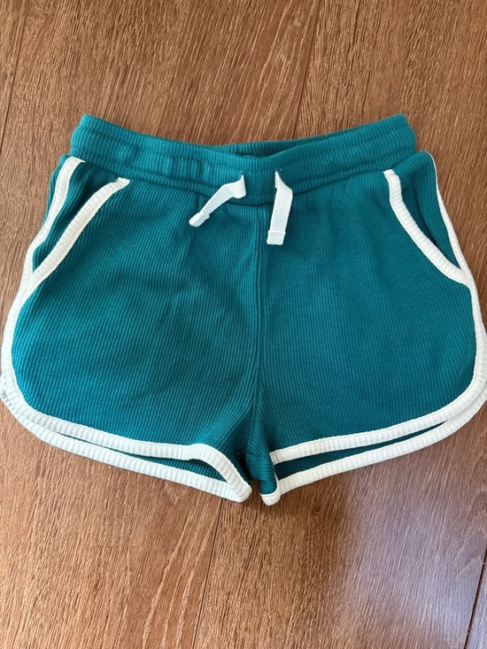 Tea Collection Other - 🩵 Tea Collection Teal Ribbed Lounge Shorts with White Trim - Size 5